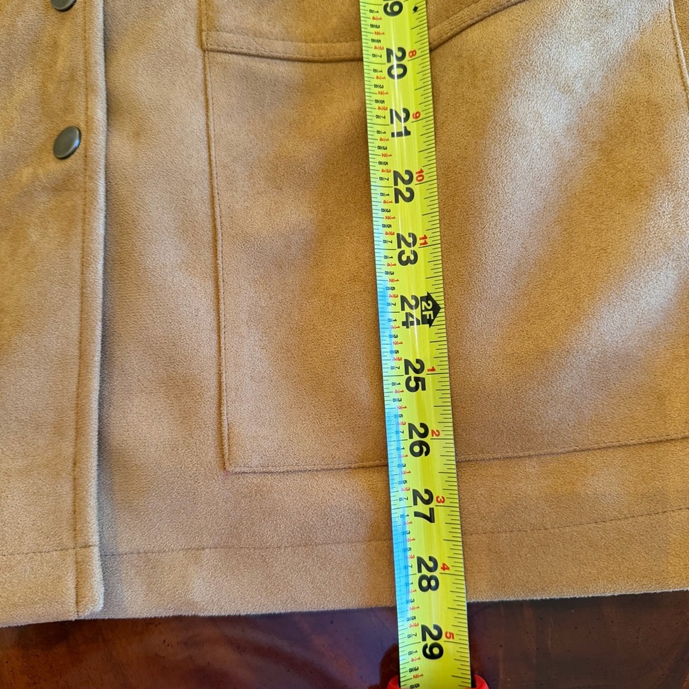 NEW Anthropologie Pilcro Western Fringe Jacket Honey XS - Picture 10 of 11